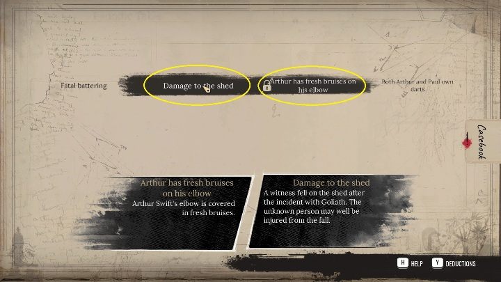 And the last possible connection is - Sherlock Holmes Chapter One: The Gilded Cage, finding Goliath - walkthrough - A Gilded Cage - Sherlock Holmes Chapter One Guide