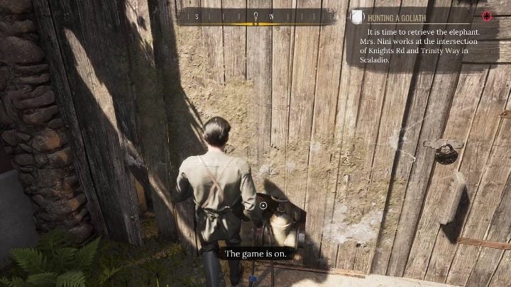 Return to the residence at the end - Sherlock Holmes Chapter One: The Gilded Cage, finding Goliath - walkthrough - A Gilded Cage - Sherlock Holmes Chapter One Guide