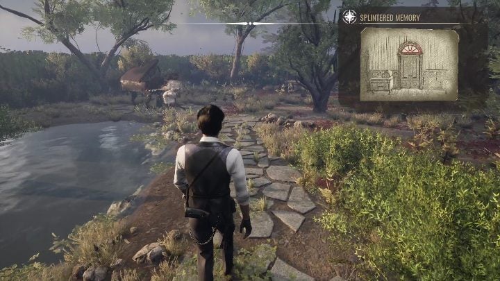 Once you go through the door, you'll enter the garden - Sherlock Holmes Chapter One: A Mothers Love, Garden - walkthrough - A Mothers love #5 - Sherlock Holmes Chapter One Guide