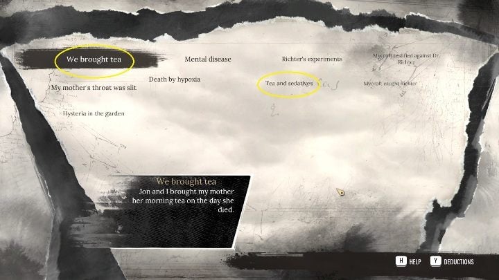 The next connection will concern the boys - Sherlock Holmes Chapter One: A Mothers Love, Garden - walkthrough - A Mothers love #5 - Sherlock Holmes Chapter One Guide