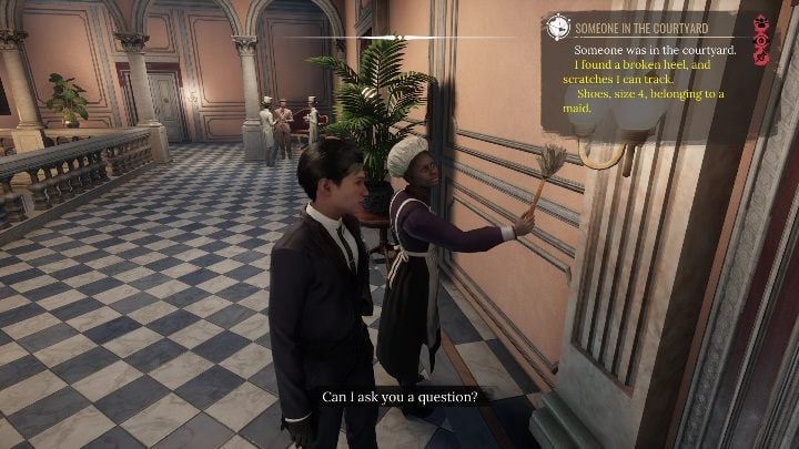 After checking the shoe, you must search for the maid - Sherlock Holmes Chapter One: Ghosts of the Past, seance room - walkthrough - Ghosts of the past - Sherlock Holmes Chapter One Guide