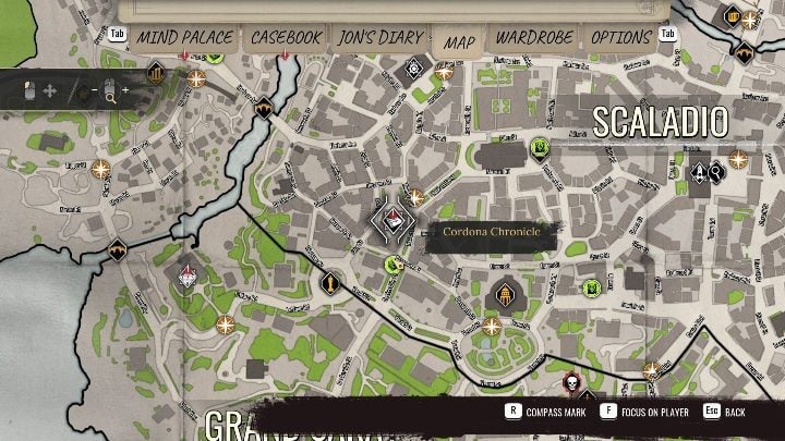 The address of the painter's apartment can be found in Cordona Chronicle - Sherlock Holmes Chapter One: The Muse from Abroad, the painters apartment - walkthrough - The Muse From Abroad - Sherlock Holmes Chapter One Guide