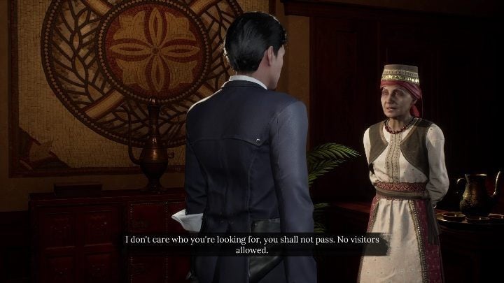 There, you will meet the owner of the apartment, who rents a room to the artist - Sherlock Holmes Chapter One: The Muse from Abroad, the painters apartment - walkthrough - The Muse From Abroad - Sherlock Holmes Chapter One Guide