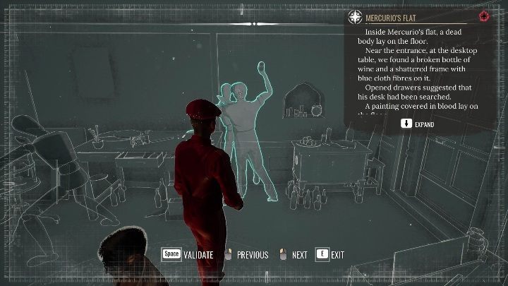 Characters should be positioned in a certain way - Sherlock Holmes Chapter One: The Muse from Abroad, the painters apartment - walkthrough - The Muse From Abroad - Sherlock Holmes Chapter One Guide