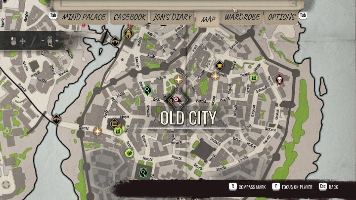 Head to the market area in Old City - Sherlock Holmes Chapter One: The Muse From Abroad, searching for the pregnant woman - walkthrough - Muse from abroad - Sherlock Holmes Chapter One Guide