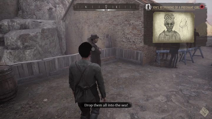 Start by talking to one of the officers - Sherlock Holmes Chapter One: The Muse From Abroad, searching for the pregnant woman - walkthrough - Muse from abroad - Sherlock Holmes Chapter One Guide