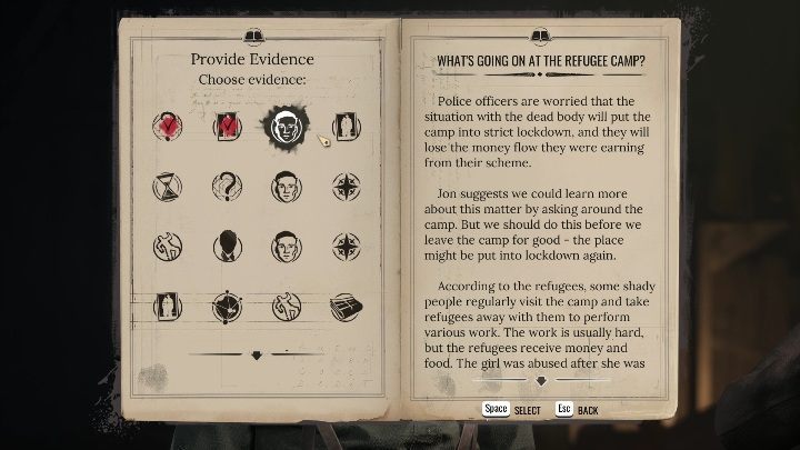 To end the case at the camp, you need to talk to the police officer - Sherlock Holmes Chapter One: A Muse From Abroad, Neila - walkthrough - The Muse From Abroad - Sherlock Holmes Chapter One Guide