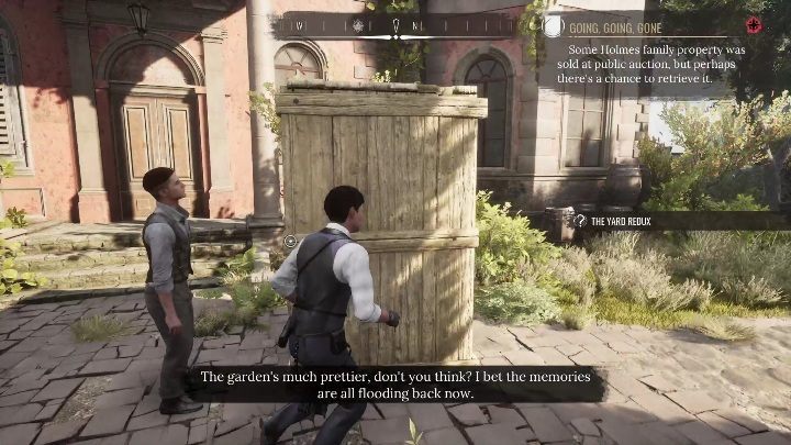 It's time to return to the family home - Sherlock Holmes Chapter One: A Mothers Love, cabinet of curiosities - walkthrough - Motherly love #4 - Sherlock Holmes Chapter One Guide