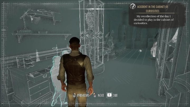 After examining all available evidence, it's time to reconstruct the events - Sherlock Holmes Chapter One: A Mothers Love, cabinet of curiosities - walkthrough - Motherly love #4 - Sherlock Holmes Chapter One Guide