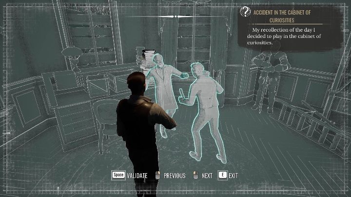 Doctor Violet and Mycroft should be at the other desk - Sherlock Holmes Chapter One: A Mothers Love, cabinet of curiosities - walkthrough - Motherly love #4 - Sherlock Holmes Chapter One Guide