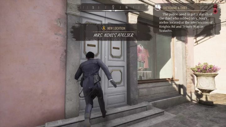 Your next task will be to go to the store where the theft occurred - Sherlock Holmes Chapter One: The Master of Disguise - walkthrough - Police cases - Sherlock Holmes Chapter One Guide