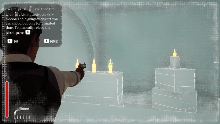 You'll start by shooting at the targets - Sherlock Holmes Chapter One: Training - walkthrough - Police cases - Sherlock Holmes Chapter One Guide