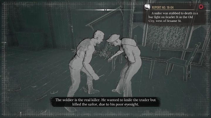 4th place: Time for the killer - Sherlock Holmes Chapter One: The Collie Shangles - walkthrough - Police cases - Sherlock Holmes Chapter One Guide