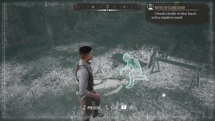 4th place: Place a wispy man with glasses on his nose next to the corpse - Sherlock Holmes Chapter One: What Was Did in the Shadows - walkthrough - Police cases - Sherlock Holmes Chapter One Guide