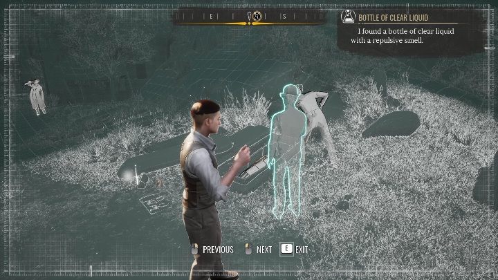 5th place: Place a gentleman standing straight with a cylinder on his head, on the right of the coffin - Sherlock Holmes Chapter One: What Was Did in the Shadows - walkthrough - Police cases - Sherlock Holmes Chapter One Guide