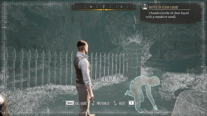 6th place: Next to the tools in front of the coffin, place a man without a hat but with glasses - Sherlock Holmes Chapter One: What Was Did in the Shadows - walkthrough - Police cases - Sherlock Holmes Chapter One Guide