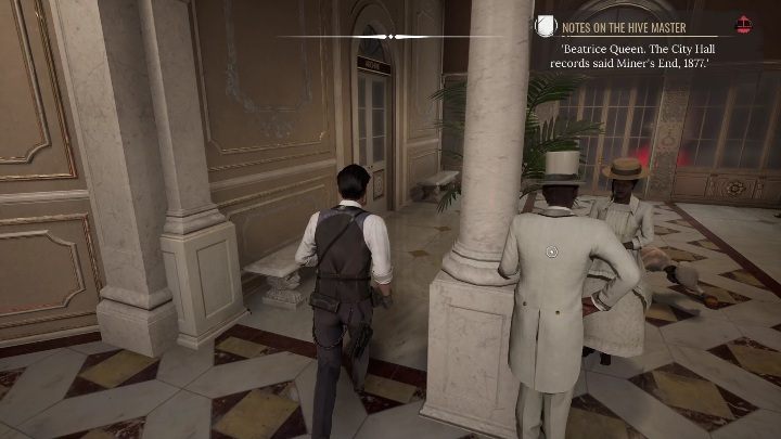 At the City Hall, you have to go to the archives - you will find further information there - Sherlock Holmes Chapter One: Plan Bee - walkthrough - Police cases - Sherlock Holmes Chapter One Guide