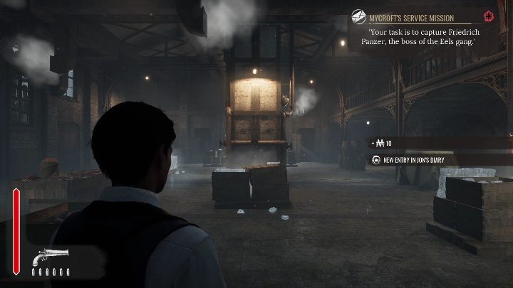 Here you'll be facing against 10 armed enemies - Sherlock Holmes Chapter One: Eel Hunting Mycrofts Case - walkthrough, solution - Mycroft Cases - Sherlock Holmes Chapter One Guide
