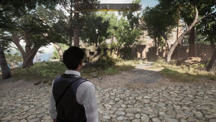 The task starts after you've talked to Mycroft's employee - Sherlock Holmes Chapter One: Love, Death, and Cordona - walkthrough, solution - Mycroft Cases - Sherlock Holmes Chapter One Guide