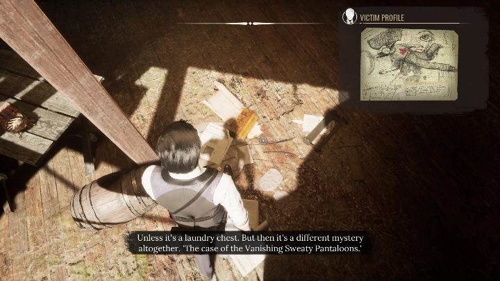 Time to look at the floor - Sherlock Holmes Chapter One: Love, Death, and Cordona - walkthrough, solution - Mycroft Cases - Sherlock Holmes Chapter One Guide