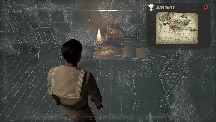 Now investigate the letters and the picture located on the table on the left side of the room - Sherlock Holmes Chapter One: Love, Death, and Cordona - walkthrough, solution - Mycroft Cases - Sherlock Holmes Chapter One Guide
