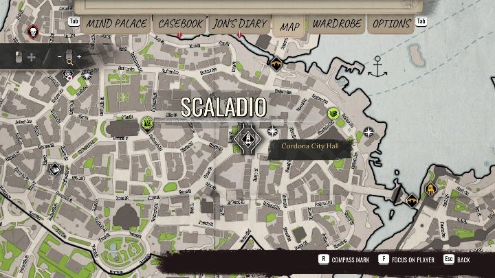 There are several important points on the map that will get unlocked when you run near them - Sherlock Holmes Chapter One: Map - Basics - Sherlock Holmes Chapter One Guide
