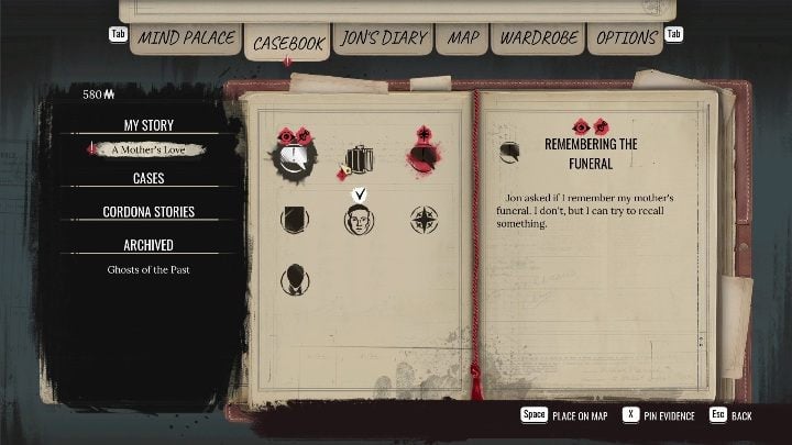To find clues about your mother's grave, you'll need to talk to Watson and then mark the task in your journal (highlighted in the screenshot above) - Sherlock Holmes Chapter One: A Mothers Love, cemetery - walkthrough - Motherly love - Sherlock Holmes Chapter One Guide