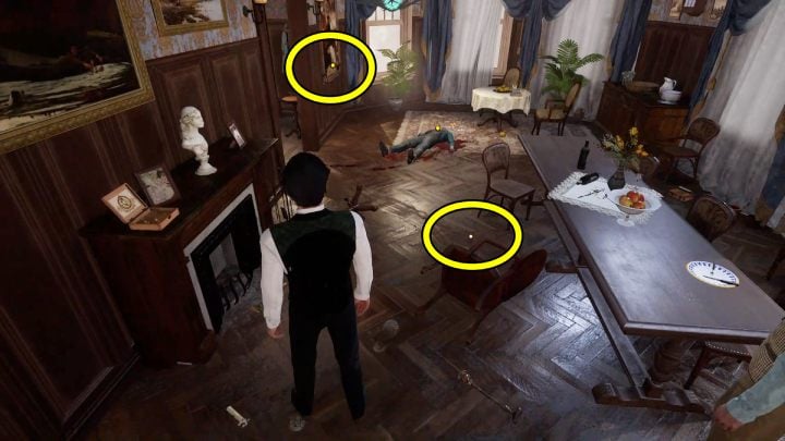 Leave the kitchen and go to the living room - Sherlock Holmes The Awakened: Arnesons Mansion - Sherlock Holmes The Awakened: Chapter 5 - Arnesons Mansion - Sherlock Holmes The Awakened Walkthrough