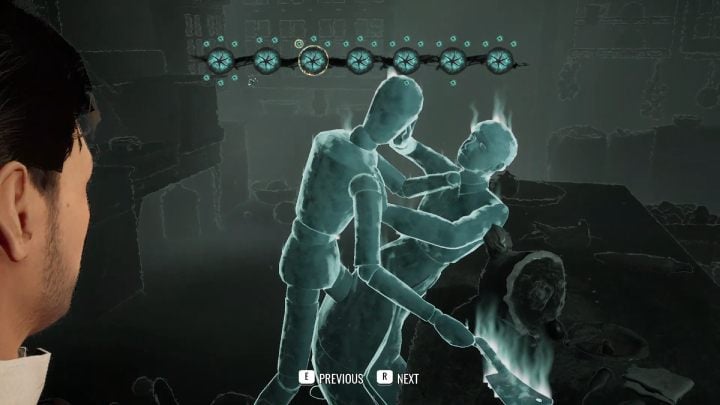 In the kitchen, set the scene with a person reaching for a cleaver - Sherlock Holmes The Awakened: Arnesons Mansion - Sherlock Holmes The Awakened: Chapter 5 - Arnesons Mansion - Sherlock Holmes The Awakened Walkthrough