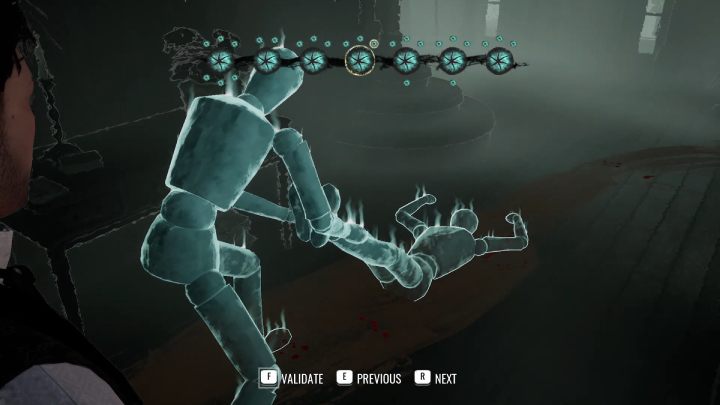 At the stairs, set the scene with a person being dragged by an other person - Sherlock Holmes The Awakened: Arnesons Mansion - Sherlock Holmes The Awakened: Chapter 5 - Arnesons Mansion - Sherlock Holmes The Awakened Walkthrough