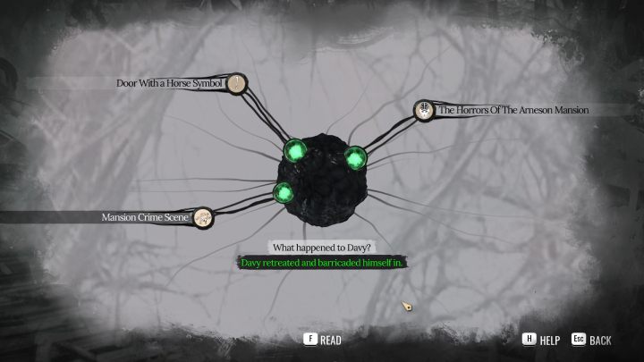 Once all scenes are set, watch the reconstruction and enter the Mind Palace - Sherlock Holmes The Awakened: Arnesons Mansion - Sherlock Holmes The Awakened: Chapter 5 - Arnesons Mansion - Sherlock Holmes The Awakened Walkthrough