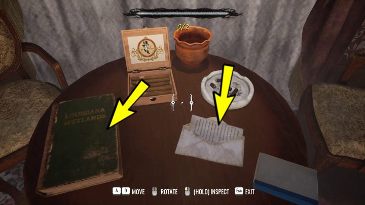 On the table examine - Sherlock Holmes The Awakened: Arnesons Mansion - Sherlock Holmes The Awakened: Chapter 5 - Arnesons Mansion - Sherlock Holmes The Awakened Walkthrough