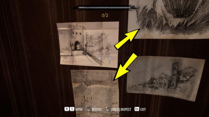 On the wall examine - Sherlock Holmes The Awakened: Arnesons Mansion - Sherlock Holmes The Awakened: Chapter 5 - Arnesons Mansion - Sherlock Holmes The Awakened Walkthrough