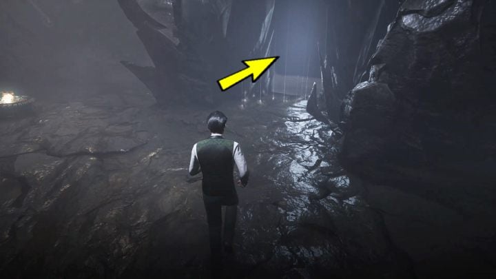 Go through the rock opening - Sherlock Holmes The Awakened: The Cave - Sherlock Holmes The Awakened: Chapter 6 - Wetlands - Sherlock Holmes The Awakened Walkthrough