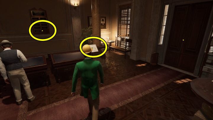 Examine the message boards on the left and right sides of the room - Sherlock Holmes The Awakened: New Orleans - Sherlock Holmes The Awakened: Chapter 4 - New Orleans - Sherlock Holmes The Awakened Walkthrough