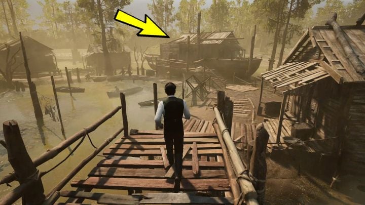 Travel to Fisherman's Quarter and search for a houseboat - Sherlock Holmes The Awakened: New Orleans - Sherlock Holmes The Awakened: Chapter 4 - New Orleans - Sherlock Holmes The Awakened Walkthrough