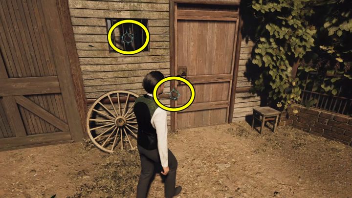 After talking to the woman at the gate, proceed in the direction of the mansion's stables - Sherlock Holmes The Awakened: Garden of Arnesons Mansion - Sherlock Holmes The Awakened: Chapter 5 - Arnesons Mansion - Sherlock Holmes The Awakened Walkthrough