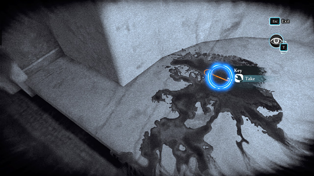 A Key in the pool of blood. - Sherlock Holmes Crimes and Punishments: Examine the crime scene - Sherlock Holmes Crimes and Punishments: Blood Bath - Sherlock Holmes: Crimes and Punishments Game Guide