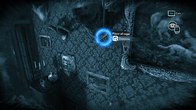 A Piece of rope. - Sherlock Holmes Crimes and Punishments: Inspect the crime scene in the dining-room - Sherlock Holmes Crimes and Punishments: The Abbey Grange Affair - Sherlock Holmes: Crimes and Punishments Game Guide