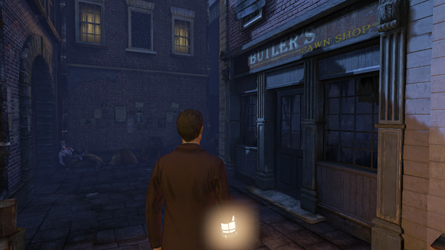 Butlers Pawn Shop. - Sherlock Holmes Crimes and Punishments: Investigate the ancient bracelet and find out how it could have appeared at Half Moon Street - Sherlock Holmes Crimes and Punishments: A Half Moon Walk - Sherlock Holmes: Crimes and Punishments Game Guide