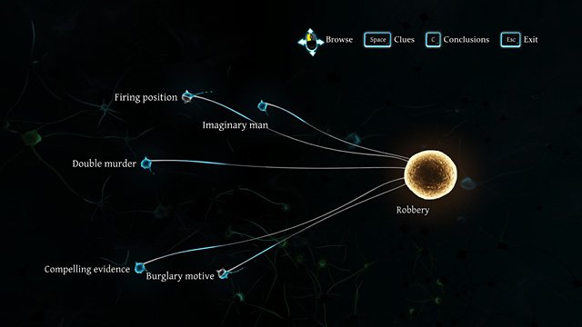 If you assume the following Conclusions: Firing position and Burglary motive, you can end the investigation now (the result may not be right). - Sherlock Holmes Crimes and Punishments: Investigate the ancient bracelet and find out how it could have appeared at Half Moon Street - Sherlock Holmes Crimes and Punishments: A Half Moon Walk - Sherlock Holmes: Crimes and Punishments Game Guide