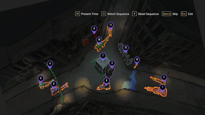 One of the variations of reconstruction of events - Investigation | Walkthrough - Chain Reaction | Walkthrough - Sherlock Holmes: The Devils Daughter Game Walkthrough