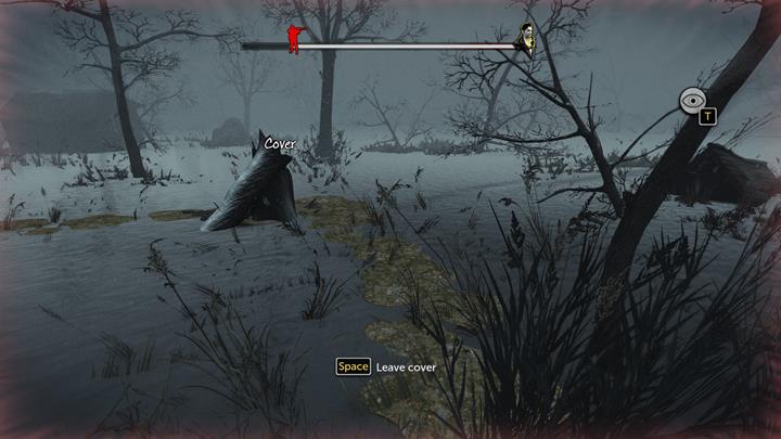 You will reach swamps - when you are hidden, you can use detective sense to determine which path is safe - Escaping the hunter | Walkthrough - Prey Tell | Walkthrough - Sherlock Holmes: The Devils Daughter Game Walkthrough