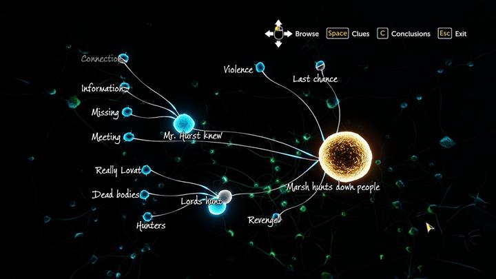 Marsh was hunting people - Prey Tell - Deductions - Prey Tell | Walkthrough - Sherlock Holmes: The Devils Daughter Game Walkthrough