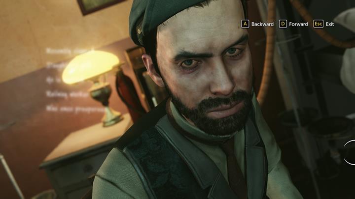 Create a portrait of the man. Before talking with him, make sure you searched the items on the nearby table - Interrogating the suspects | Walkthrough - Chain Reaction | Walkthrough - Sherlock Holmes: The Devils Daughter Game Walkthrough