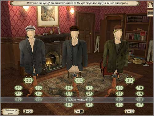Now Sherlock will try to determine the age of murderer - Baker Street, 9th October 1888 - part 2 - Walkthrough - Sherlock Holmes vs. Jack the Ripper - Game Guide and Walkthrough