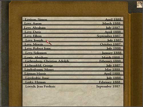 When you will assign a correct letter to the file then a green triangle will be shown - Imperial Club, 9th November 1888 - Walkthrough - Sherlock Holmes vs. Jack the Ripper - Game Guide and Walkthrough