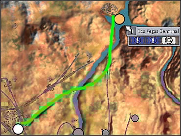 You will have to create a connection between Los Angeles and Las Vegas at some point of the game - Scenario 1 - Southwest U.S. - Game scenarios - Sid Meiers Railroads! - Game Guide and Walkthrough