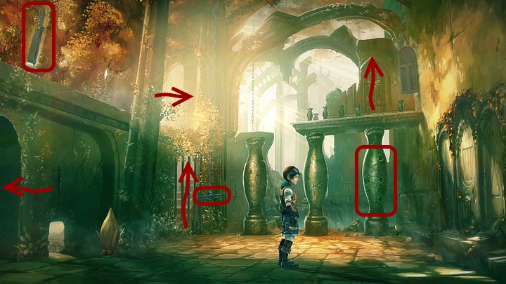 Inside you will find a door upstairs - Chapter Two | Walkthrough - Walkthrough - Silence: The Whispered World 2 Game Guide