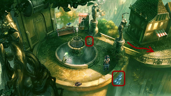 Come back to the well and take a balloon (on the right) - Chapter Three | Walkthrough - Walkthrough - Silence: The Whispered World 2 Game Guide